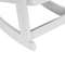 Flash Furniture White Poly Resin Adirondack Style Rocking Chair JJ-C14705-WH-GG - alternate 5